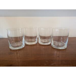 Set of 4 Lenox Tuscany Straight-Sided Double Old-Fashioned Glasses